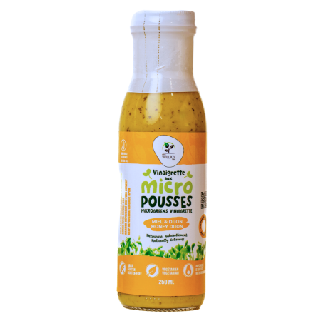 Vinaigrette aux micropousses - Miel & Dijon